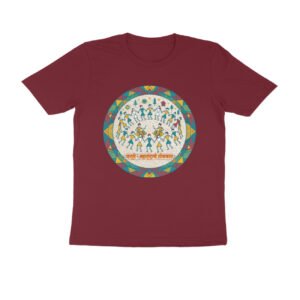 वारली – महाराष्ट्राची लोककला T-Shirt | Warli Art Maharashtra Tribal Heritage Design