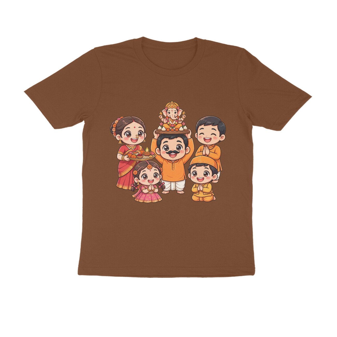 १ २ ३ ४ गणपतीचा जय जयकार | ५ ६ ७ ८ गणपतीचा थाटमाट T-Shirt | Ganpati Bappa