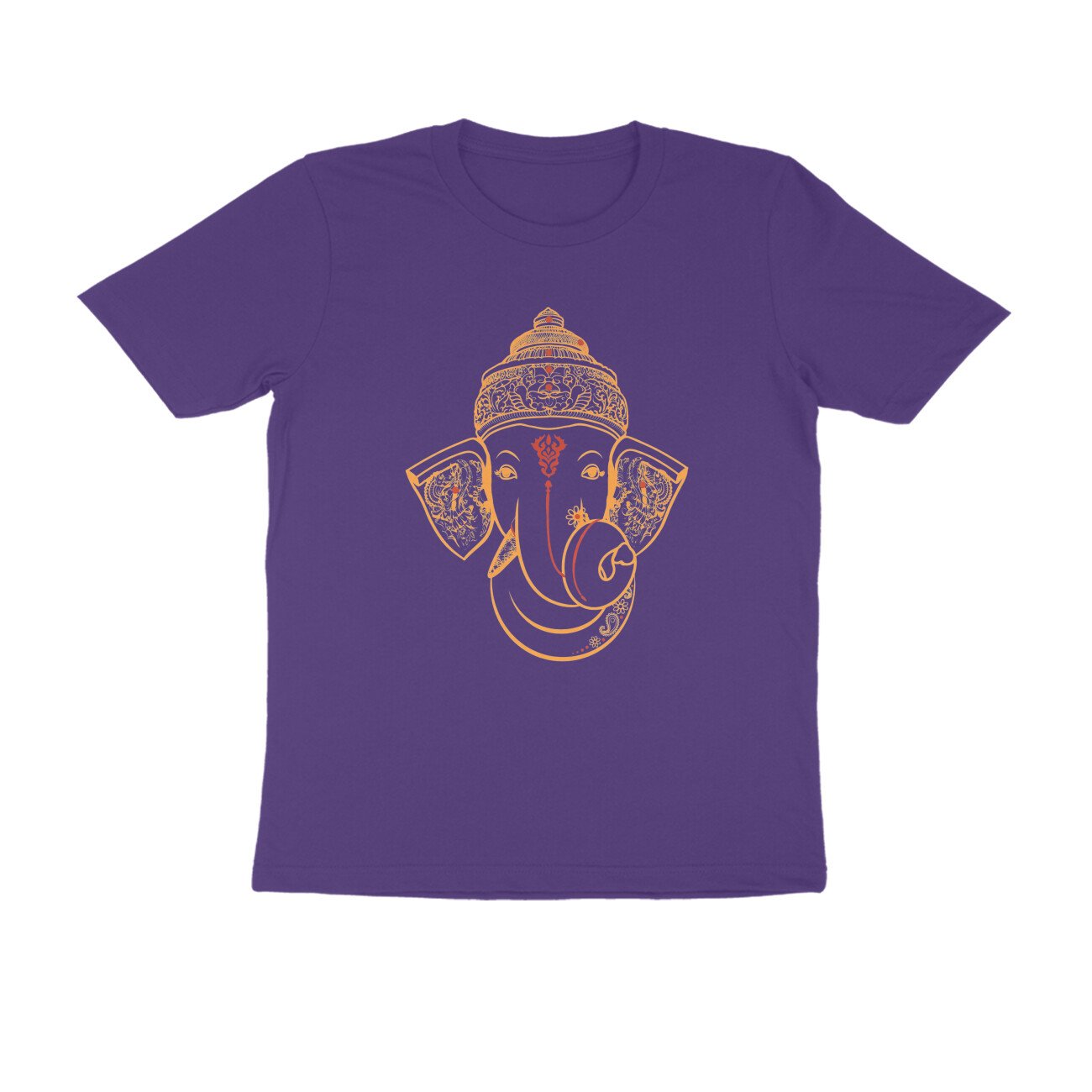 गणपती बाप्पा मोरया T-Shirt | Ganesh Chaturthi Marathi Festival & Ganpati Design - Image 3
