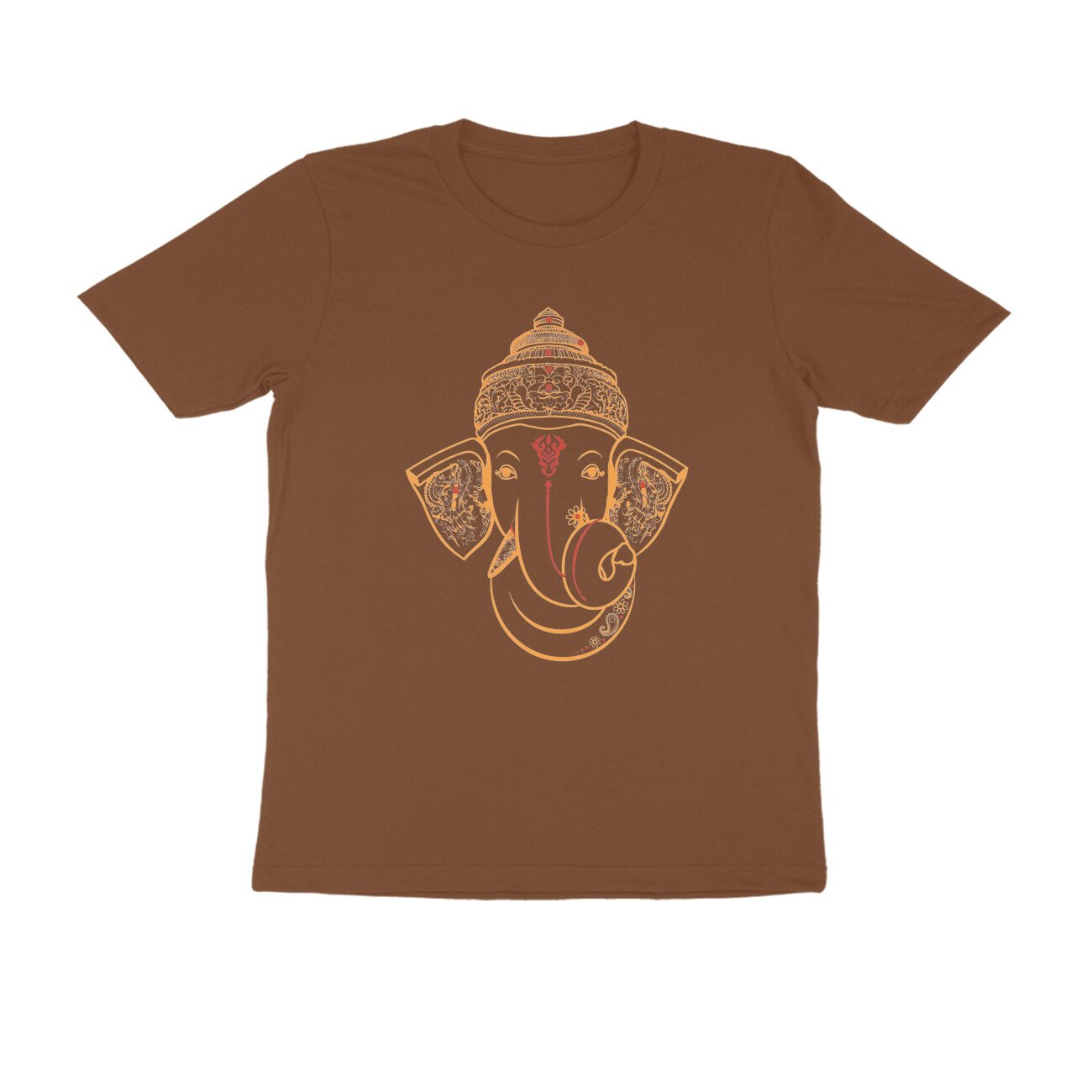 गणपती बाप्पा मोरया T-Shirt | Ganesh Chaturthi Marathi Festival & Ganpati Design - Image 4