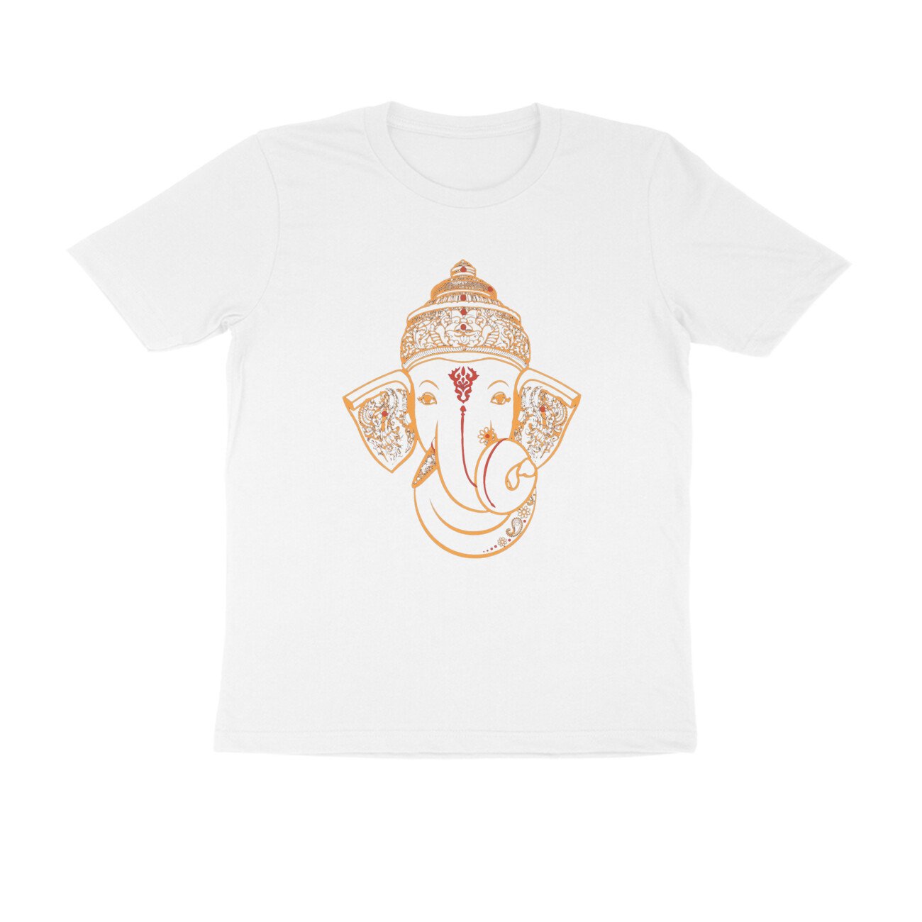 गणपती बाप्पा मोरया T-Shirt | Ganesh Chaturthi Marathi Festival & Ganpati Design - Image 7
