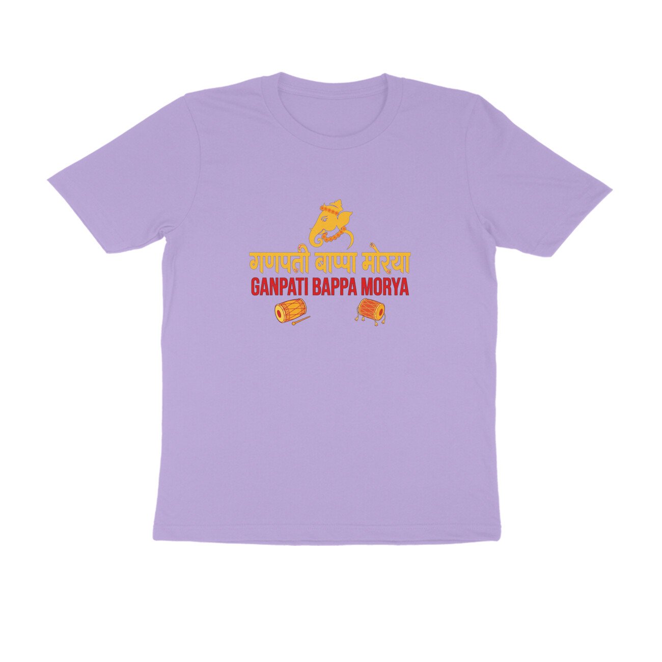 गणपती बाप्पा मोरया T-Shirt | Ganesh Chaturthi Marathi Festival & Ganpati Design - Image 15