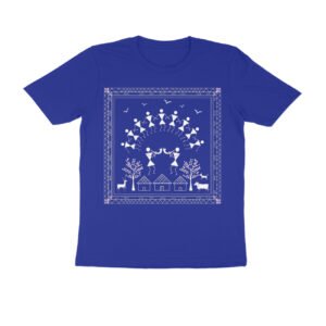 Warli Painting T-Shirt | Traditional Maharashtra Folk Art & Tribal Heritage