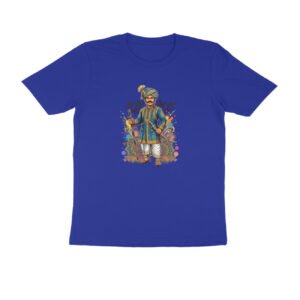 Rajasthani Sherwani Man T-Shirt | Traditional Rajasthani Dress | Royal Rajasthan Culture