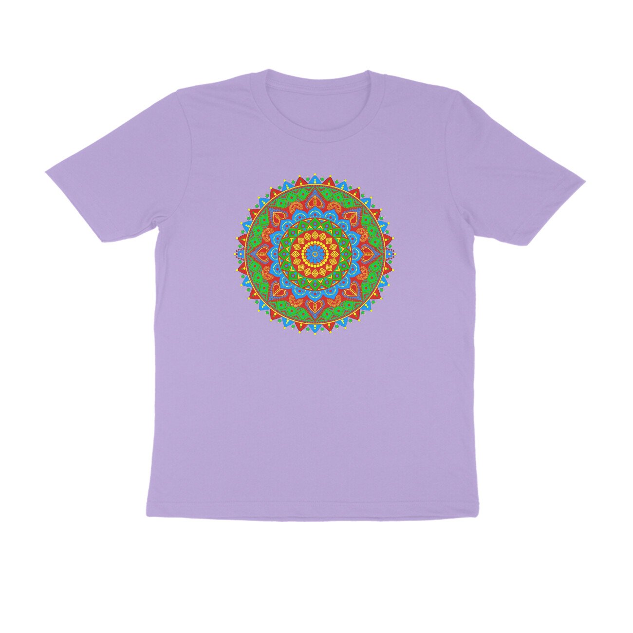 Rajasthani Bandhani Mandala T-Shirt | Traditional Rajasthan Tie-Dye & Folk Art Design - Image 6