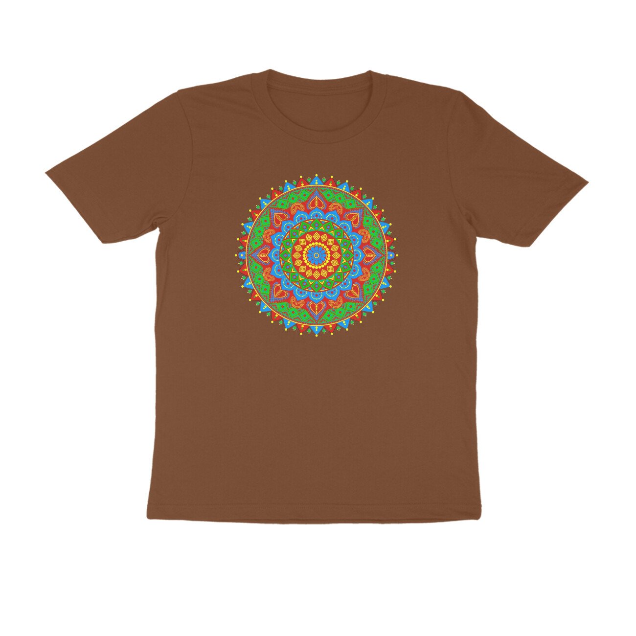 Rajasthani Bandhani Mandala T-Shirt | Traditional Rajasthan Tie-Dye & Folk Art Design - Image 7