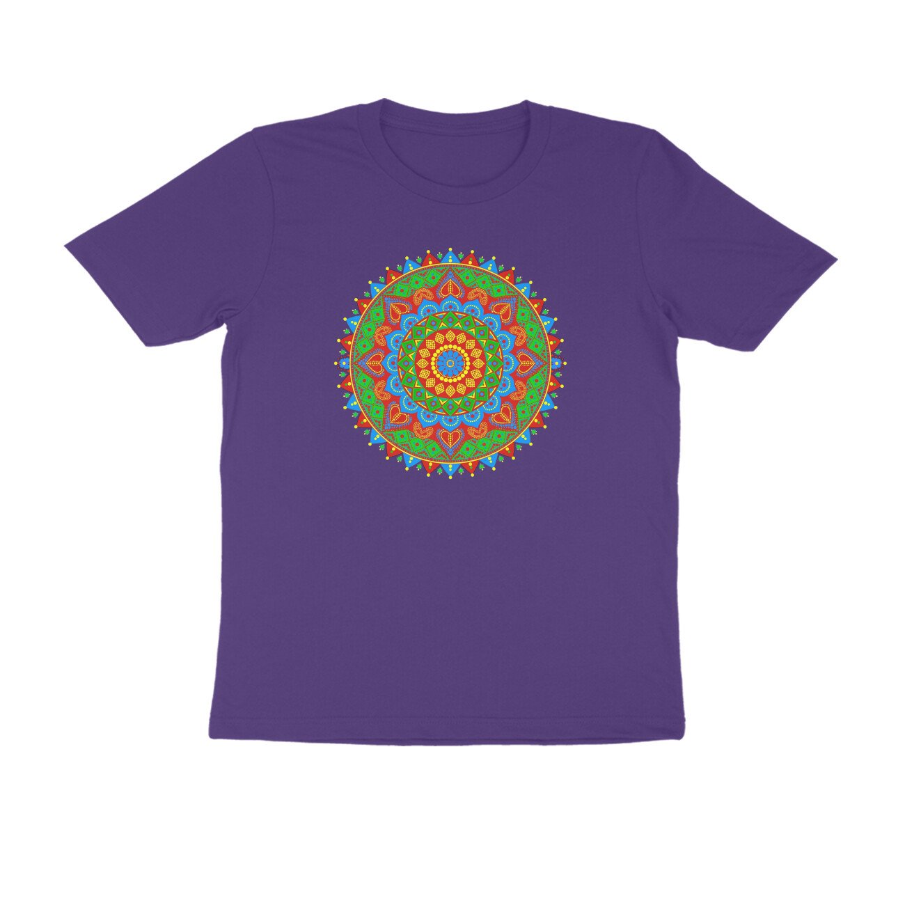 Rajasthani Bandhani Mandala T-Shirt | Traditional Rajasthan Tie-Dye & Folk Art Design - Image 10
