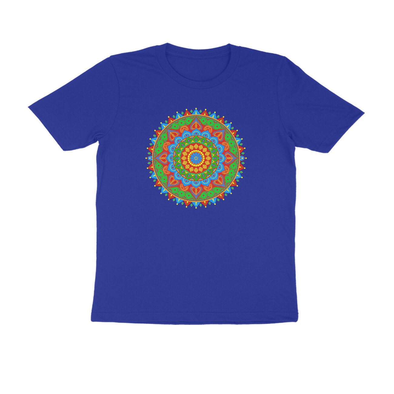 Rajasthani Bandhani Mandala T-Shirt | Traditional Rajasthan Tie-Dye & Folk Art Design - Image 13