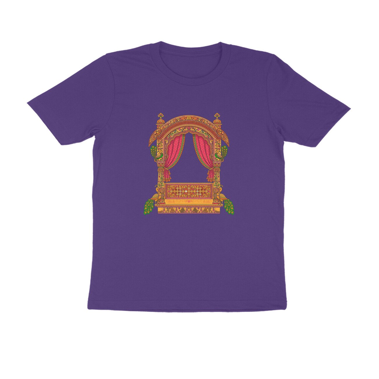 Rajasthani Jharokha T-Shirt | Traditional Rajasthan Architecture | Royal Haveli Folk Art - Image 7