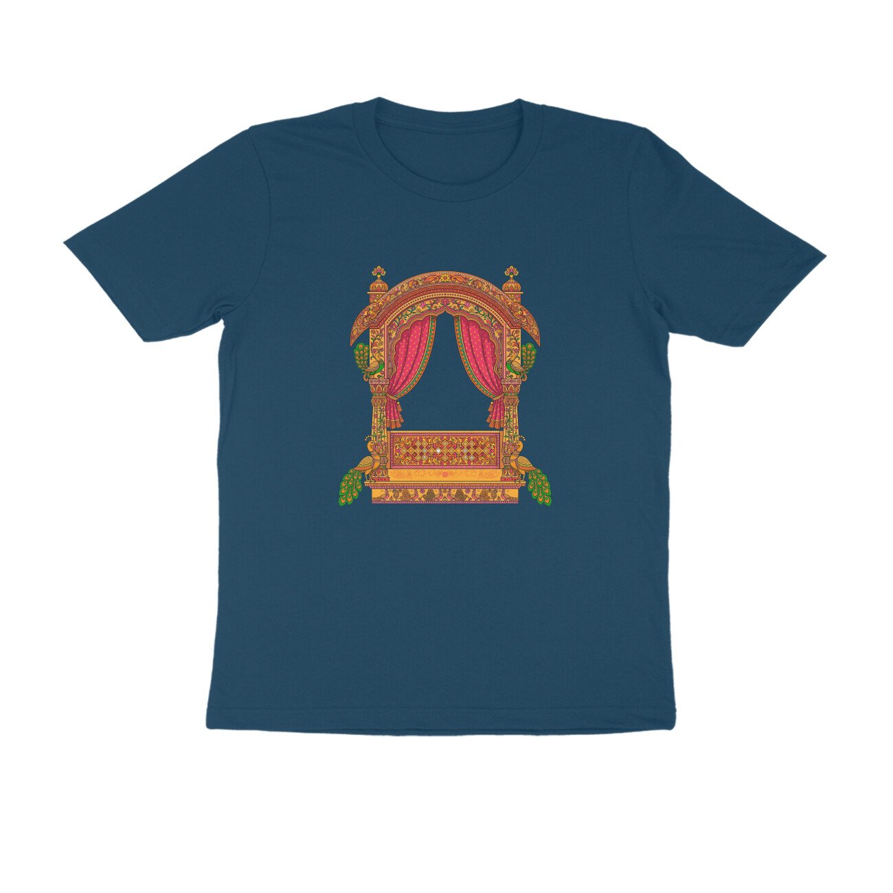 Rajasthani Jharokha T-Shirt | Traditional Rajasthan Architecture | Royal Haveli Folk Art - Image 10
