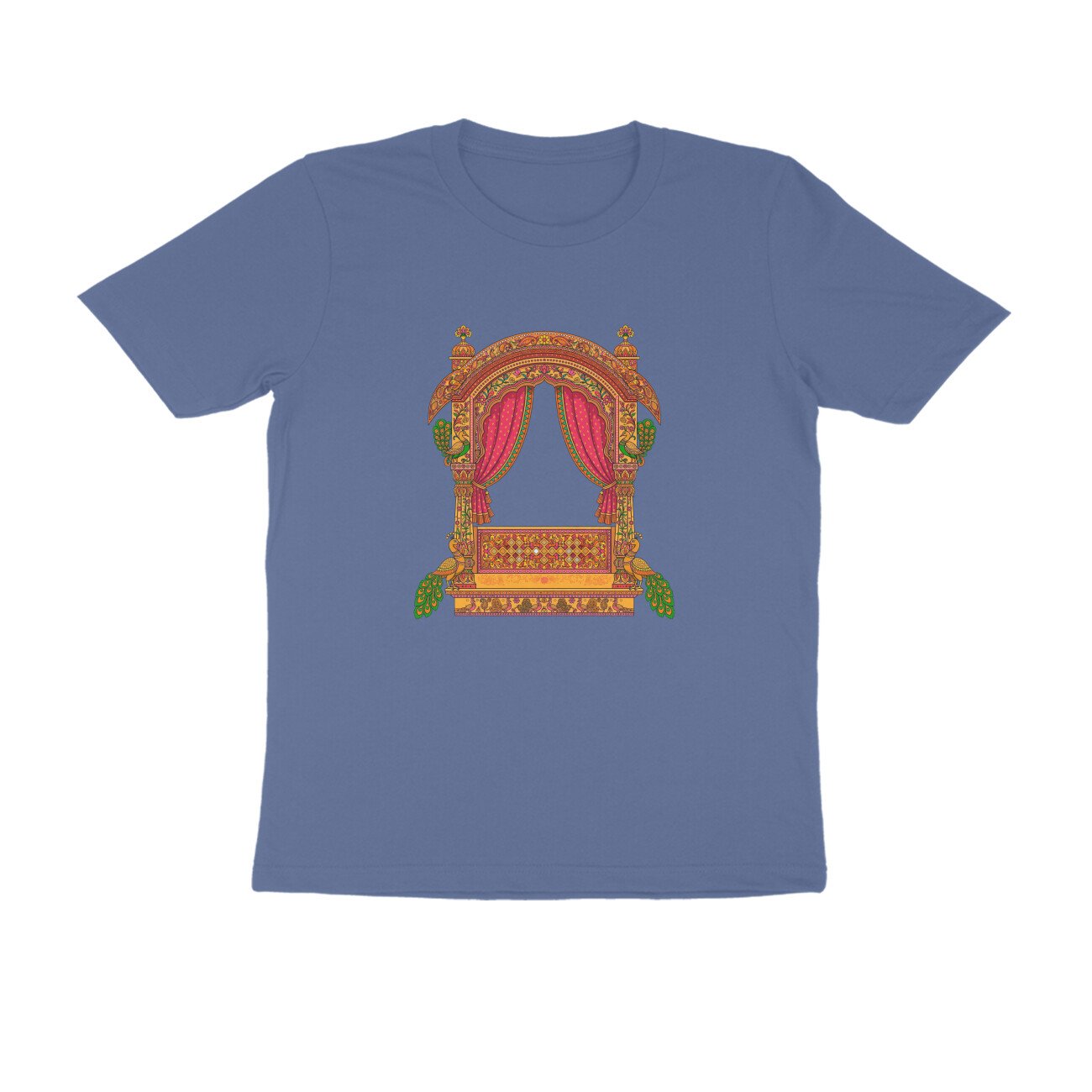 Rajasthani Jharokha T-Shirt | Traditional Rajasthan Architecture | Royal Haveli Folk Art - Image 16