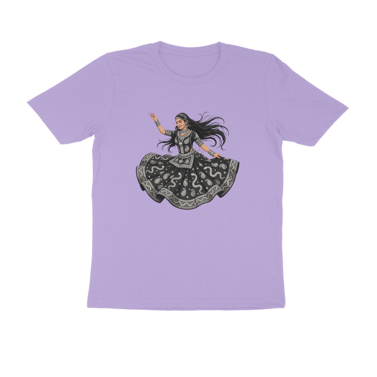 Rajasthani Kalbelia Dancer T-Shirt | Traditional Folk Dance | Rajasthan Cultural Art - Image 4