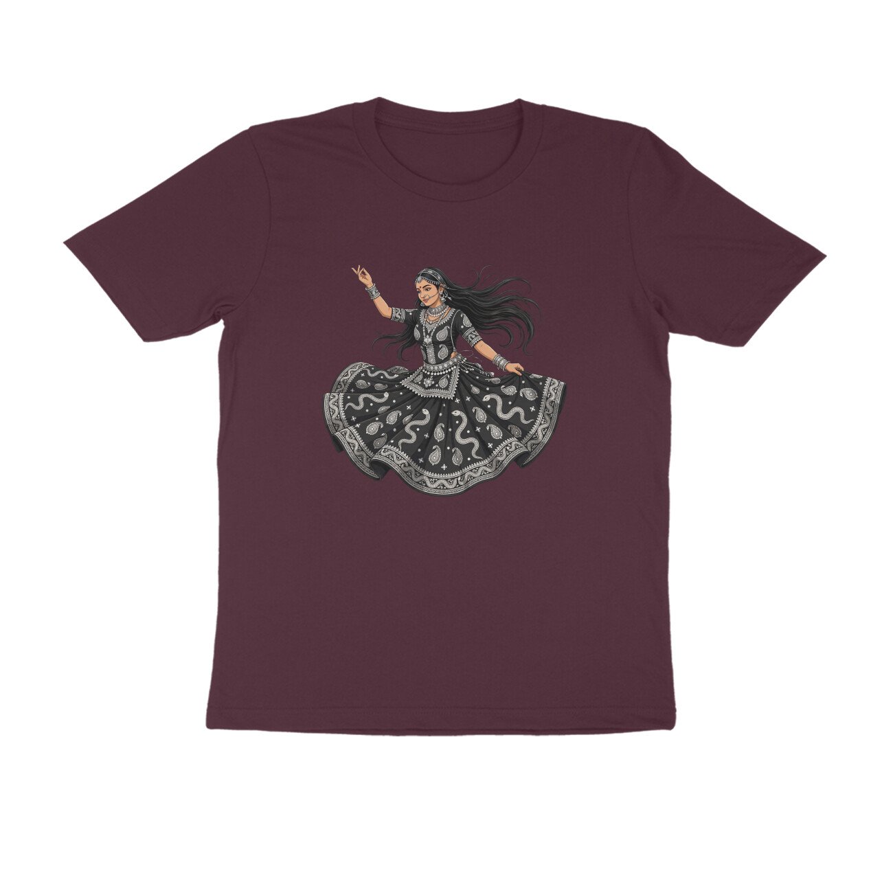 Rajasthani Kalbelia Dancer T-Shirt | Traditional Folk Dance | Rajasthan Cultural Art - Image 6