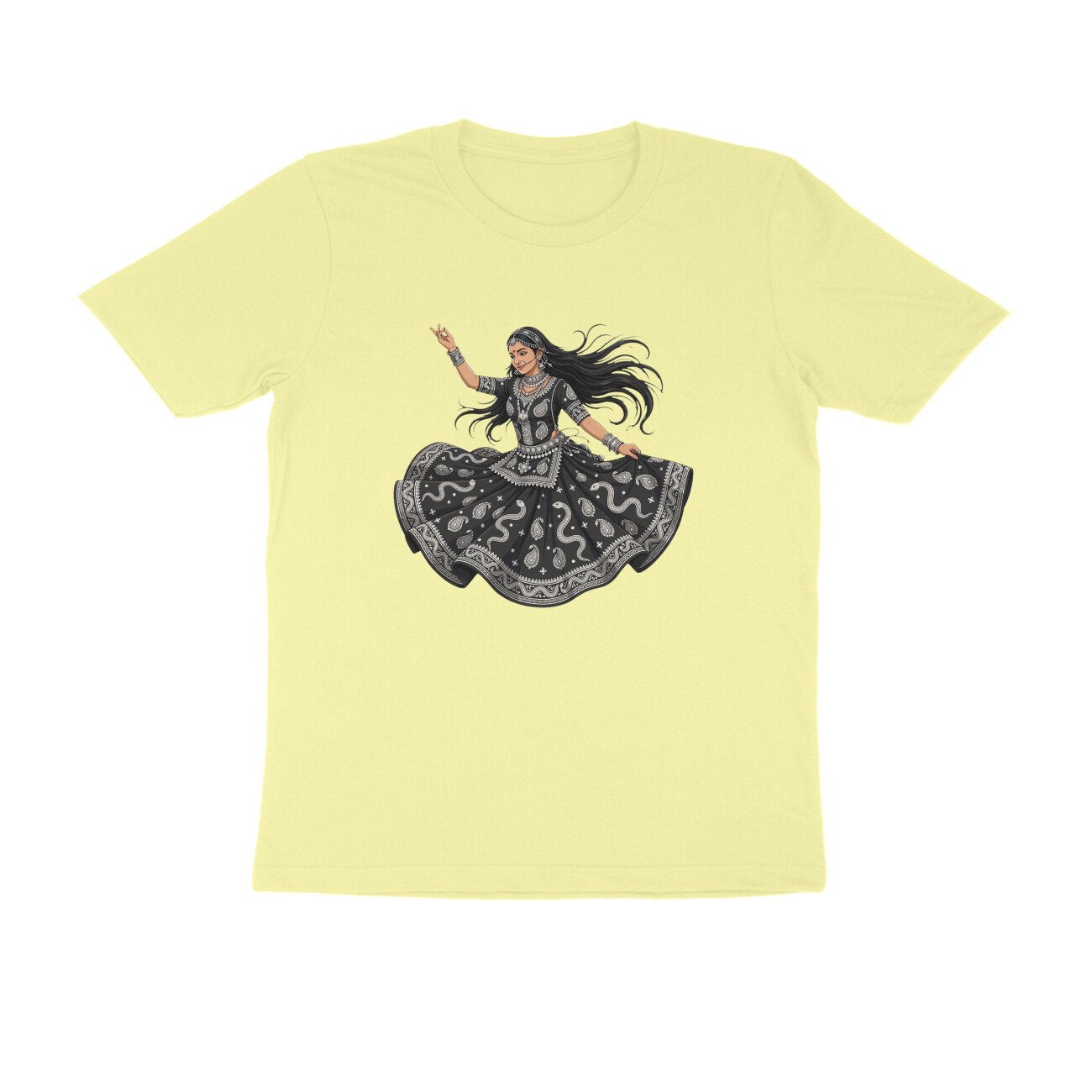 Rajasthani Kalbelia Dancer T-Shirt | Traditional Folk Dance | Rajasthan Cultural Art - Image 7