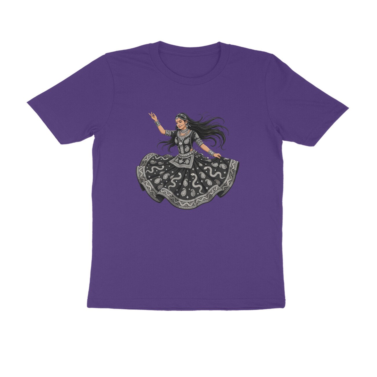 Rajasthani Kalbelia Dancer T-Shirt | Traditional Folk Dance | Rajasthan Cultural Art - Image 10