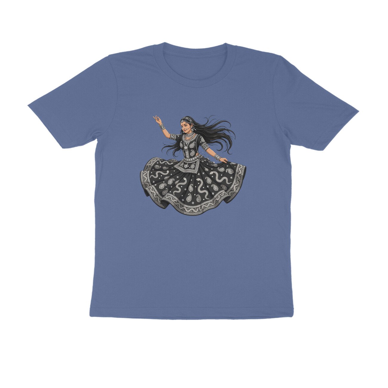 Rajasthani Kalbelia Dancer T-Shirt | Traditional Folk Dance | Rajasthan Cultural Art - Image 16