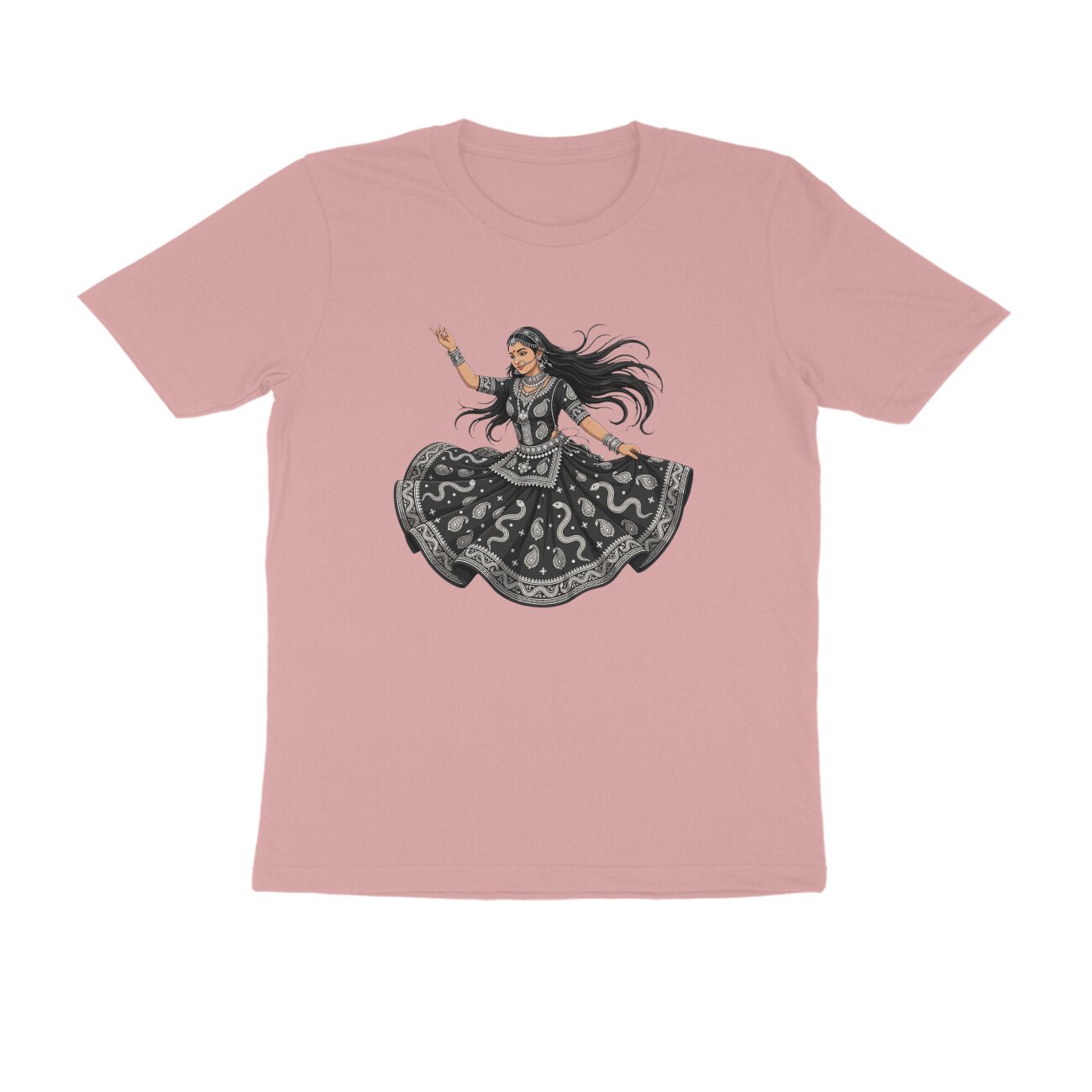 Rajasthani Kalbelia Dancer T-Shirt | Traditional Folk Dance | Rajasthan Cultural Art - Image 17