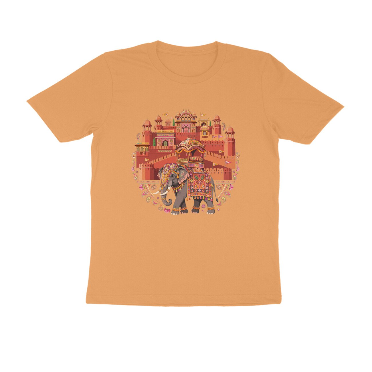 Amer Fort Rajasthan T-Shirt | Jaipur Heritage | Rajputana Architecture & Royal India - Image 12