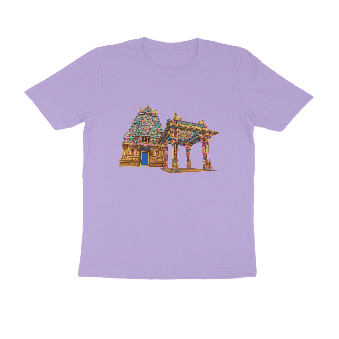 Tamil Nadu Temple Architecture T-Shirt | South Indian Heritage | Temple Art - Image 16