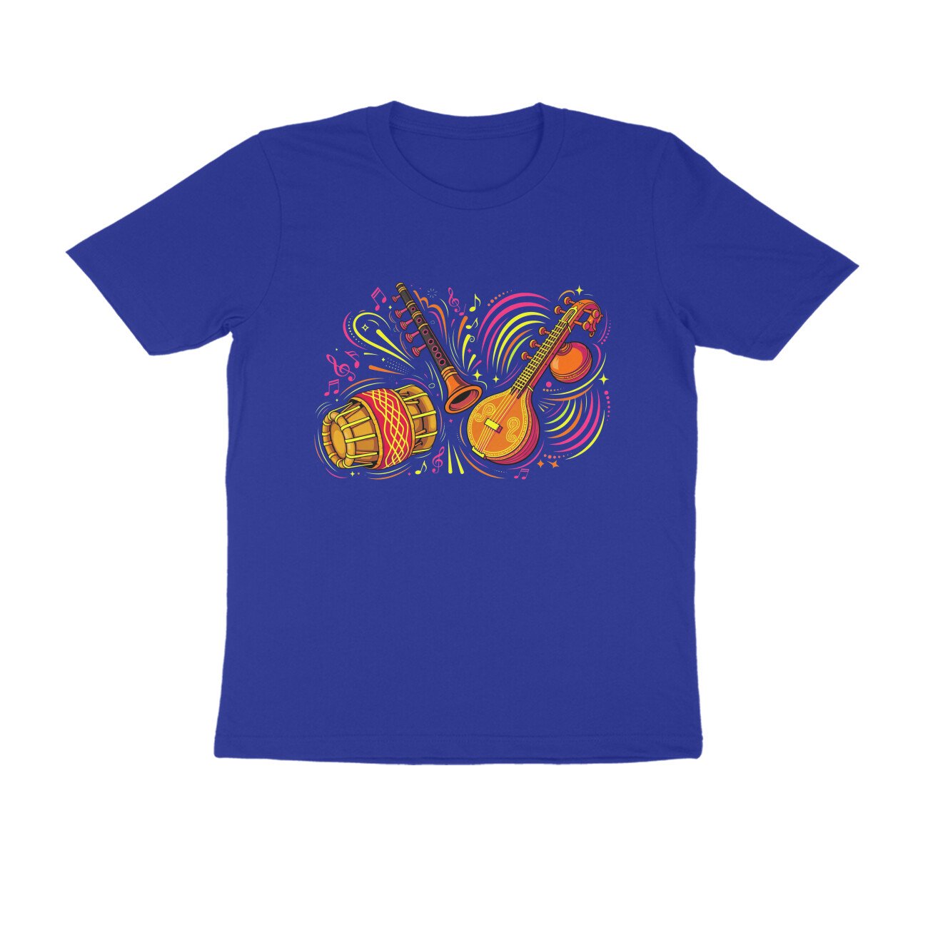 Tamil Musical Instruments T-Shirt | Traditional Tamil Music | South Indian Folk Music Art