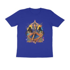 Anjali Above Head T-Shirt | Bharatanatyam Spinning Grace | Indian Classical Dance Art