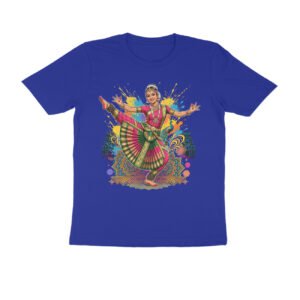 High Leg Lift Alapadma Mudra T-Shirt | Bharatanatyam Dance Pose | Indian Classical Dance Art