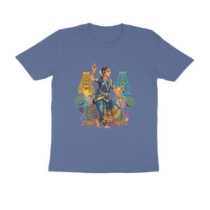Tripataka Side Pose T-Shirt | Bharatanatyam Mudra | Indian Classical Dance Art