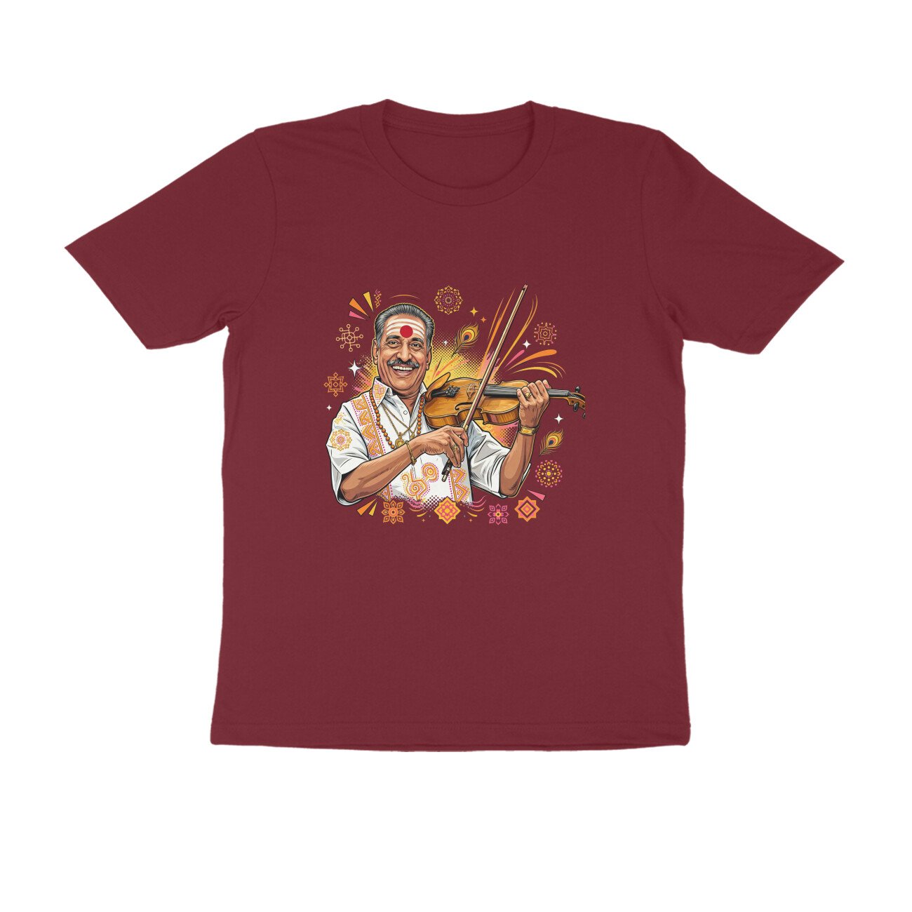 Kunnakudi Vaidyanathan T-Shirt | Tamil Violin Maestro | Carnatic Music & Indian Heritage - Image 3