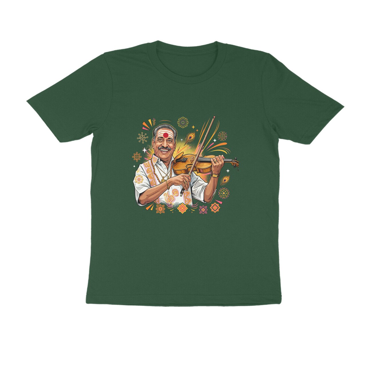 Kunnakudi Vaidyanathan T-Shirt | Tamil Violin Maestro | Carnatic Music & Indian Heritage - Image 10