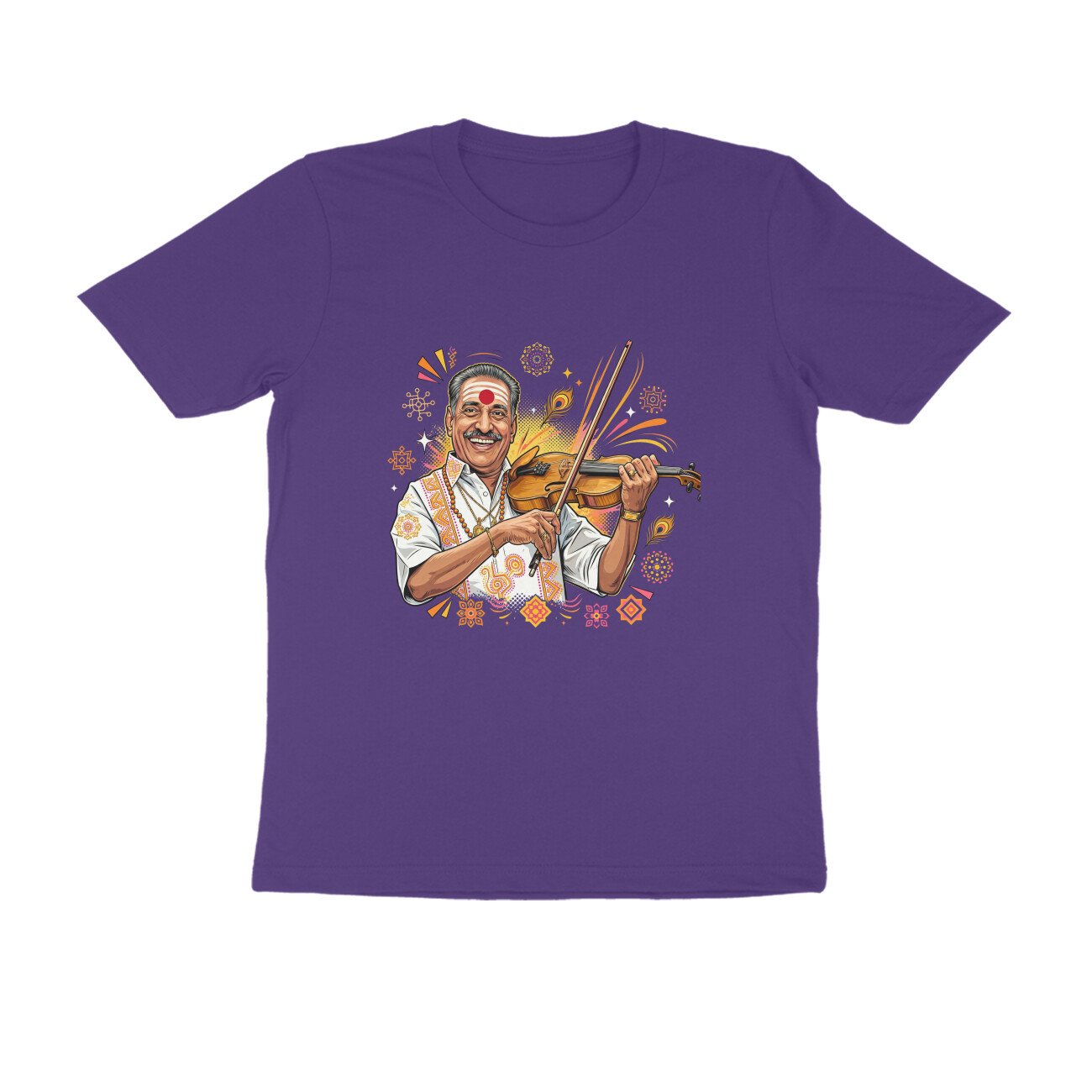 Kunnakudi Vaidyanathan T-Shirt | Tamil Violin Maestro | Carnatic Music & Indian Heritage - Image 13