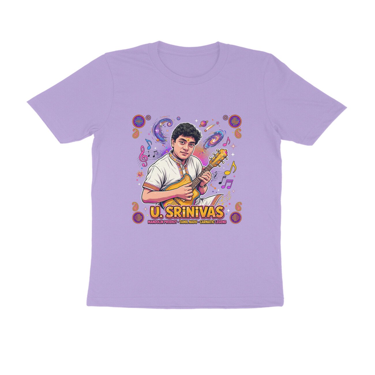 U. Srinivas T-Shirt | Mandolin Maestro | Carnatic Music & Indian Musical Heritage - Image 16