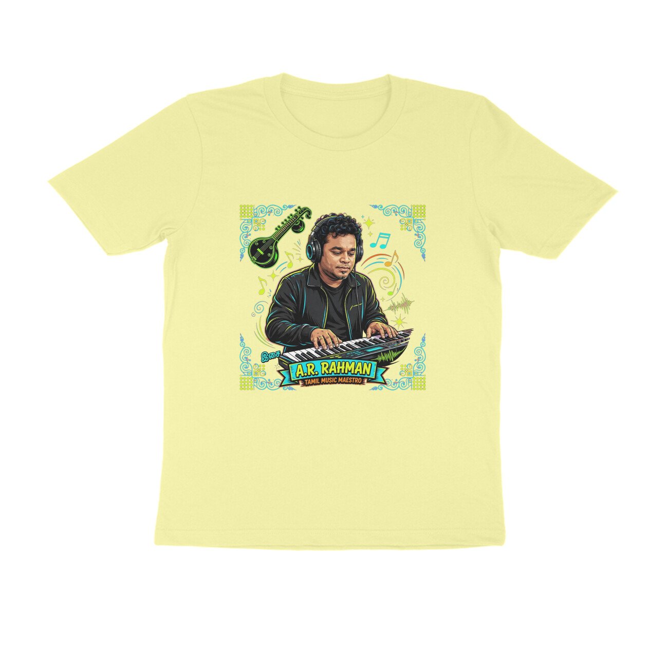 A. R. Rahman T-Shirt | Oscar Winning Composer | Tamil Music & Indian Musical Heritage - Image 4