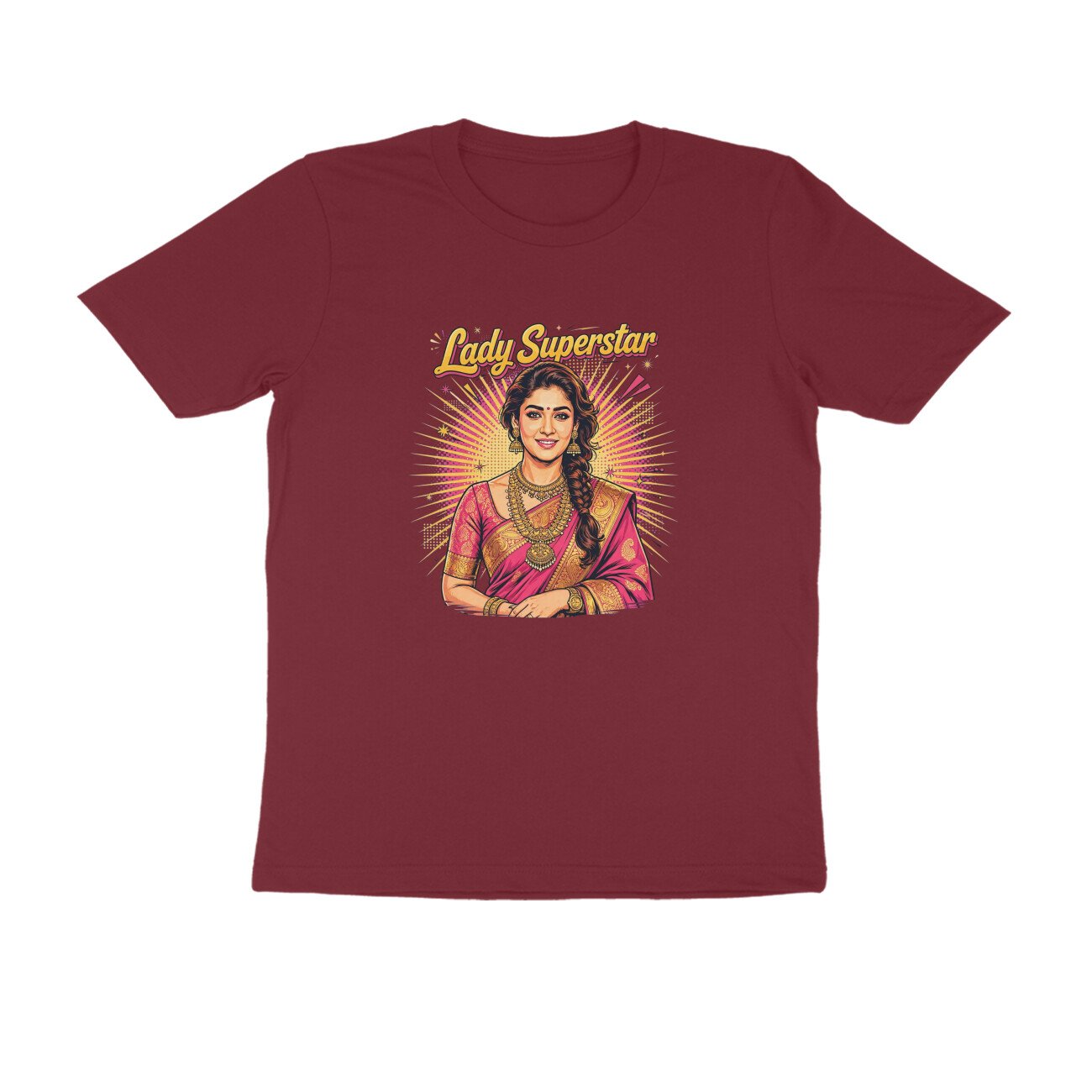Nayanthara T-Shirt | Lady Superstar | Tamil Cinema & Kollywood Fan Design