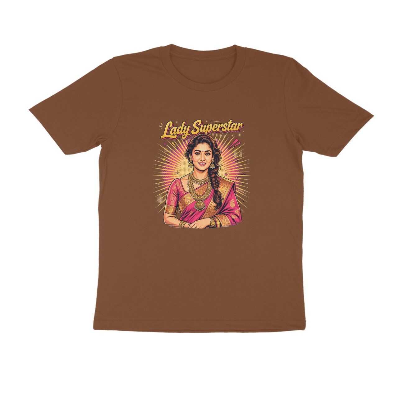 Nayanthara T-Shirt | Lady Superstar | Tamil Cinema & Kollywood Fan Design - Image 2
