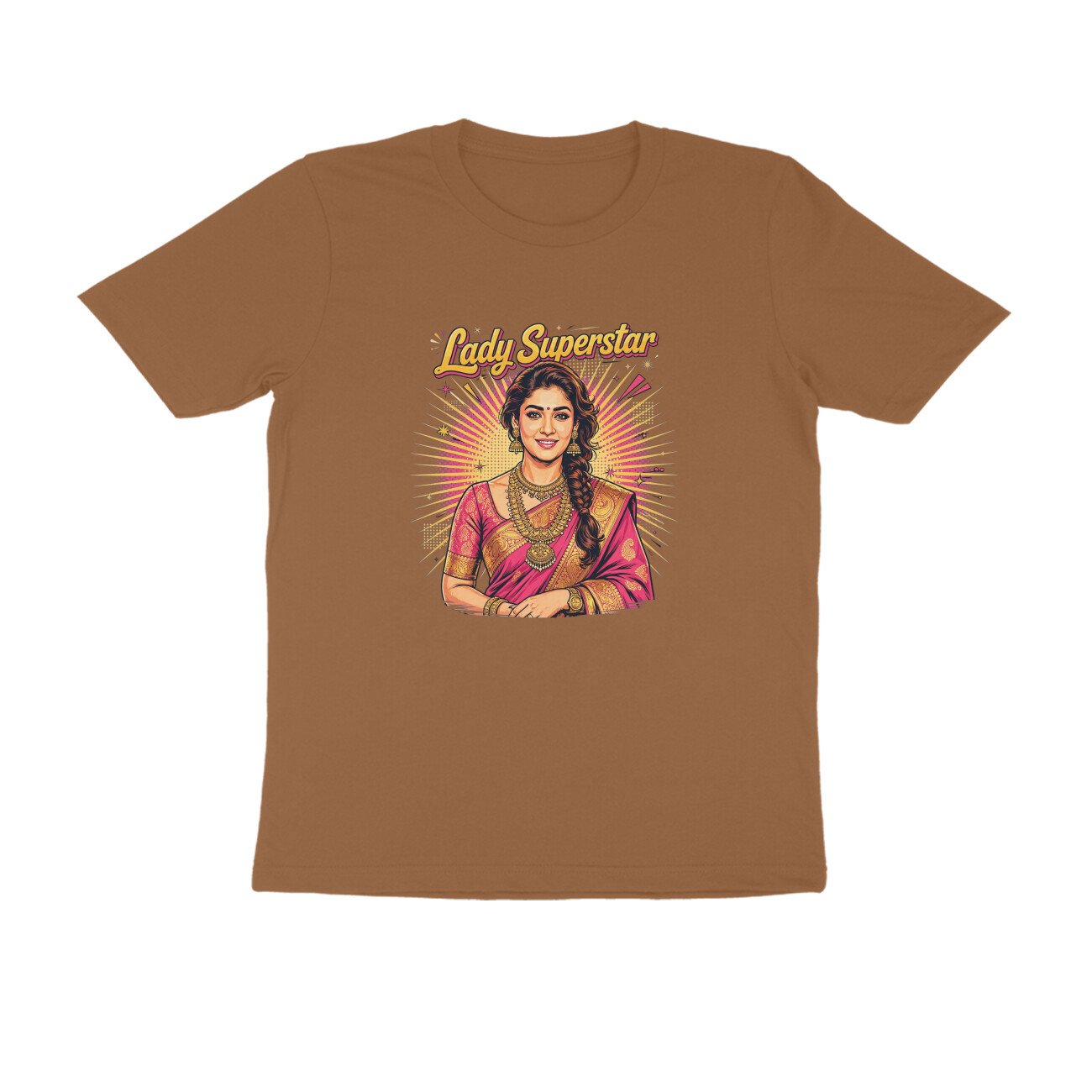 Nayanthara T-Shirt | Lady Superstar | Tamil Cinema & Kollywood Fan Design - Image 3