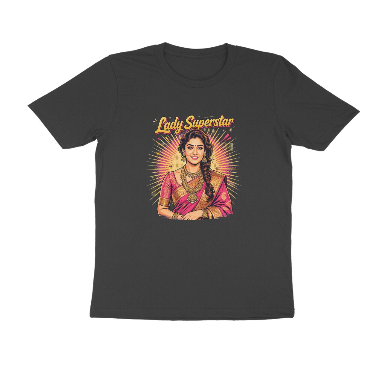 Nayanthara T-Shirt | Lady Superstar | Tamil Cinema & Kollywood Fan Design - Image 6