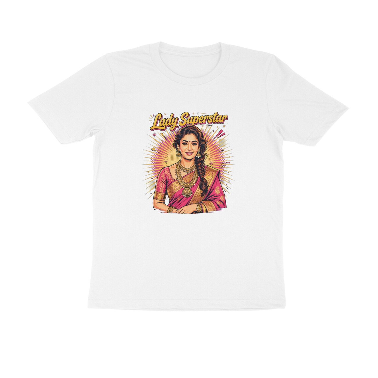 Nayanthara T-Shirt | Lady Superstar | Tamil Cinema & Kollywood Fan Design - Image 10