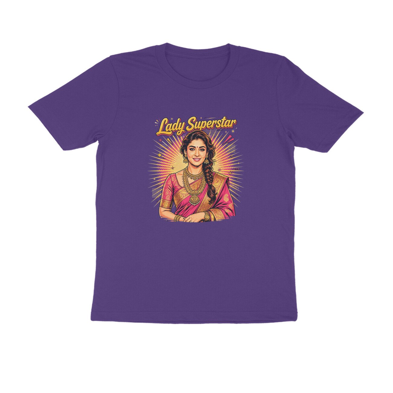 Nayanthara T-Shirt | Lady Superstar | Tamil Cinema & Kollywood Fan Design - Image 13