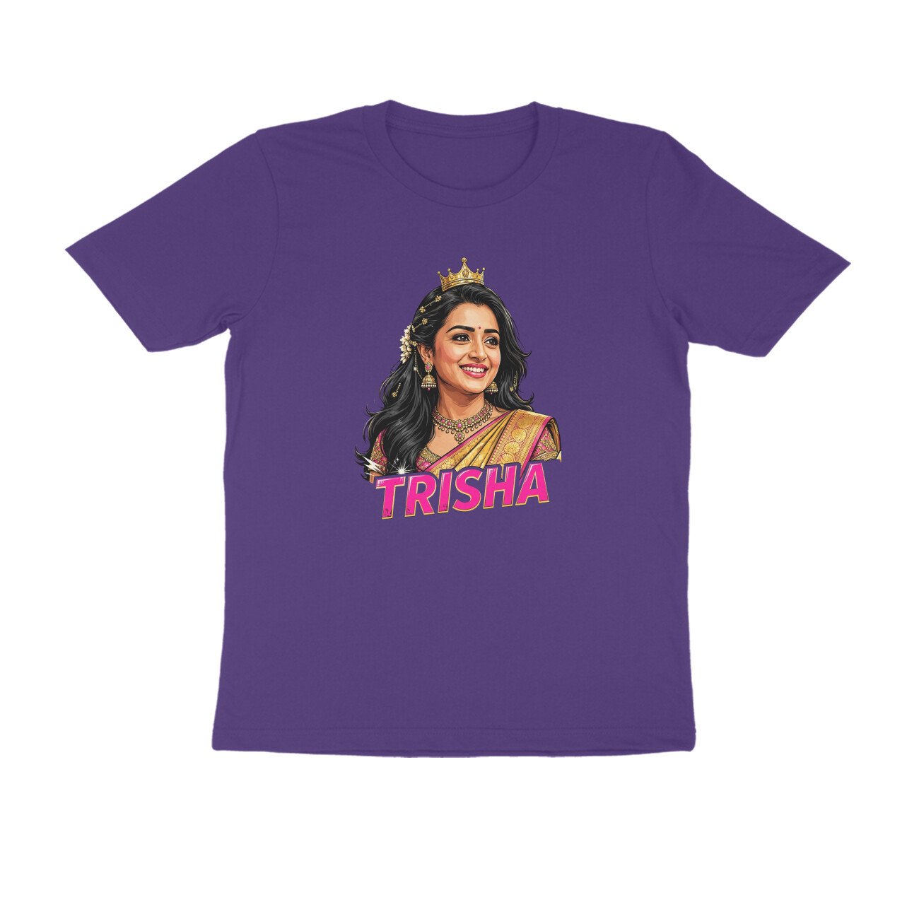 Trisha T-Shirt | Trisha Krishnan | Tamil Cinema Actress | Kollywood Fan Design - Image 6