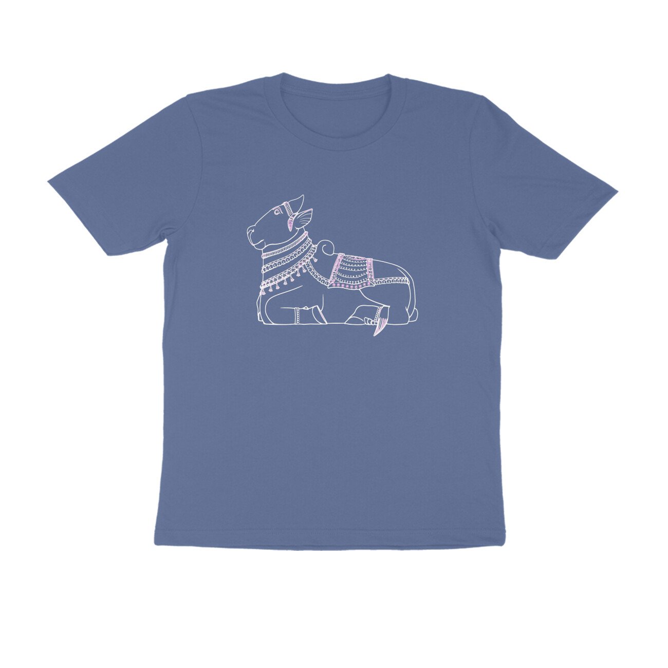Nandi Bull T-Shirt | Sacred Nandi of Lord Shiva | South Indian Temple Art & Heritage - Image 9