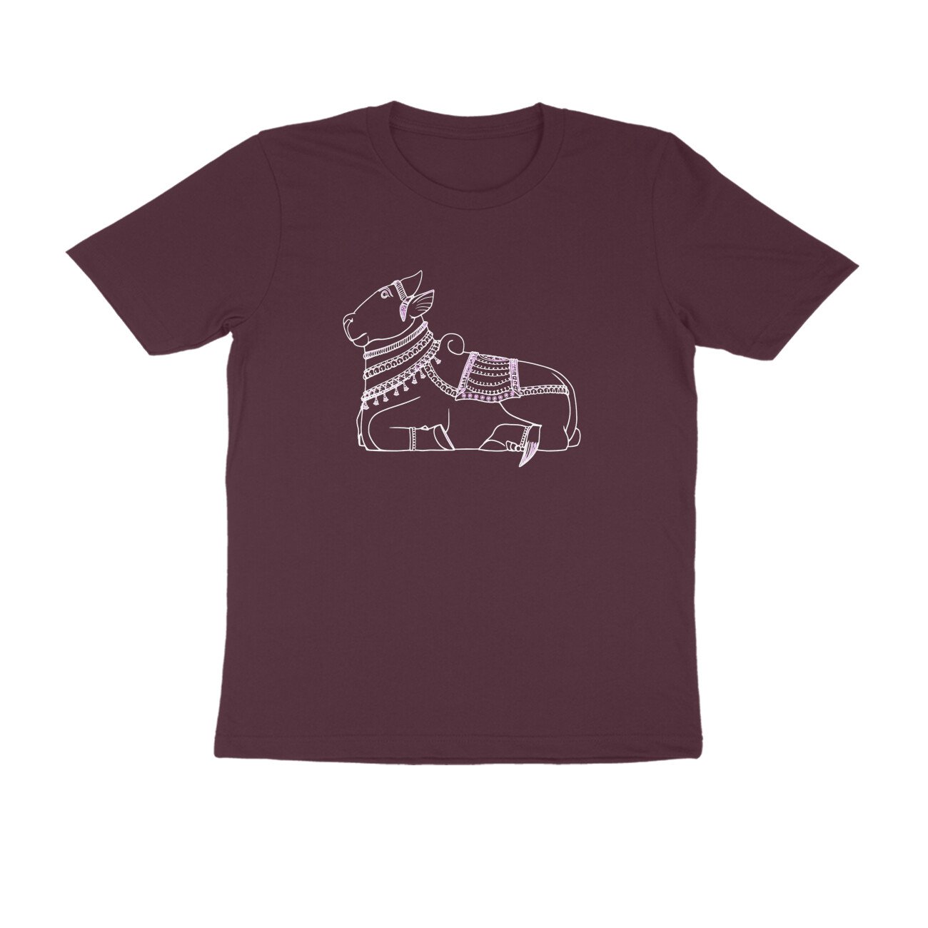 Nandi Bull T-Shirt | Sacred Nandi of Lord Shiva | South Indian Temple Art & Heritage - Image 10