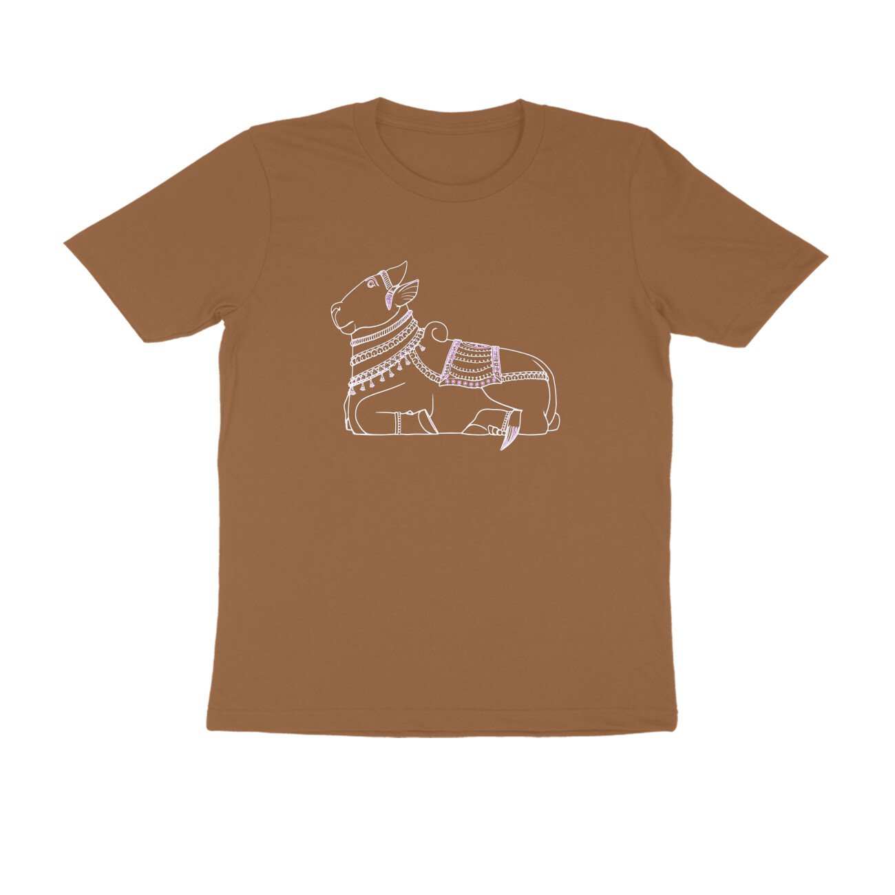 Nandi Bull T-Shirt | Sacred Nandi of Lord Shiva | South Indian Temple Art & Heritage - Image 12