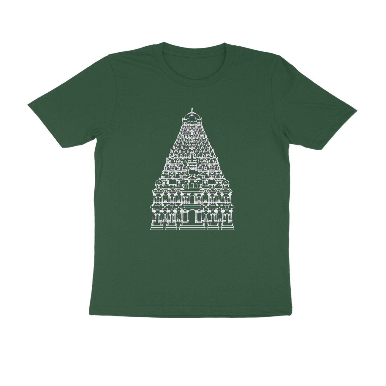 Brihadeeswarar Vimana T-Shirt | Thanjavur Temple Architecture | Chola Heritage Art - Image 4