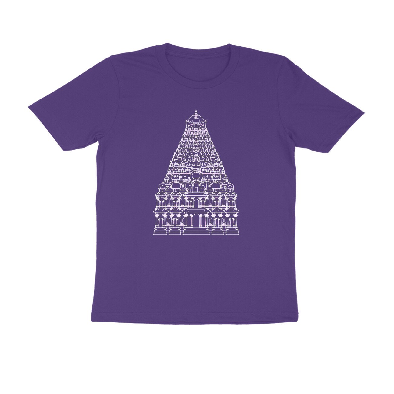 Brihadeeswarar Vimana T-Shirt | Thanjavur Temple Architecture | Chola Heritage Art - Image 7
