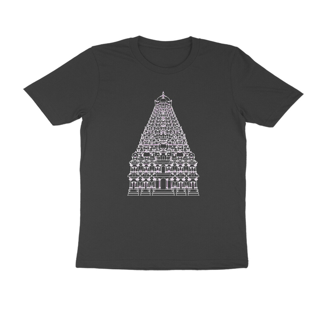 Brihadeeswarar Vimana T-Shirt | Thanjavur Temple Architecture | Chola Heritage Art - Image 10