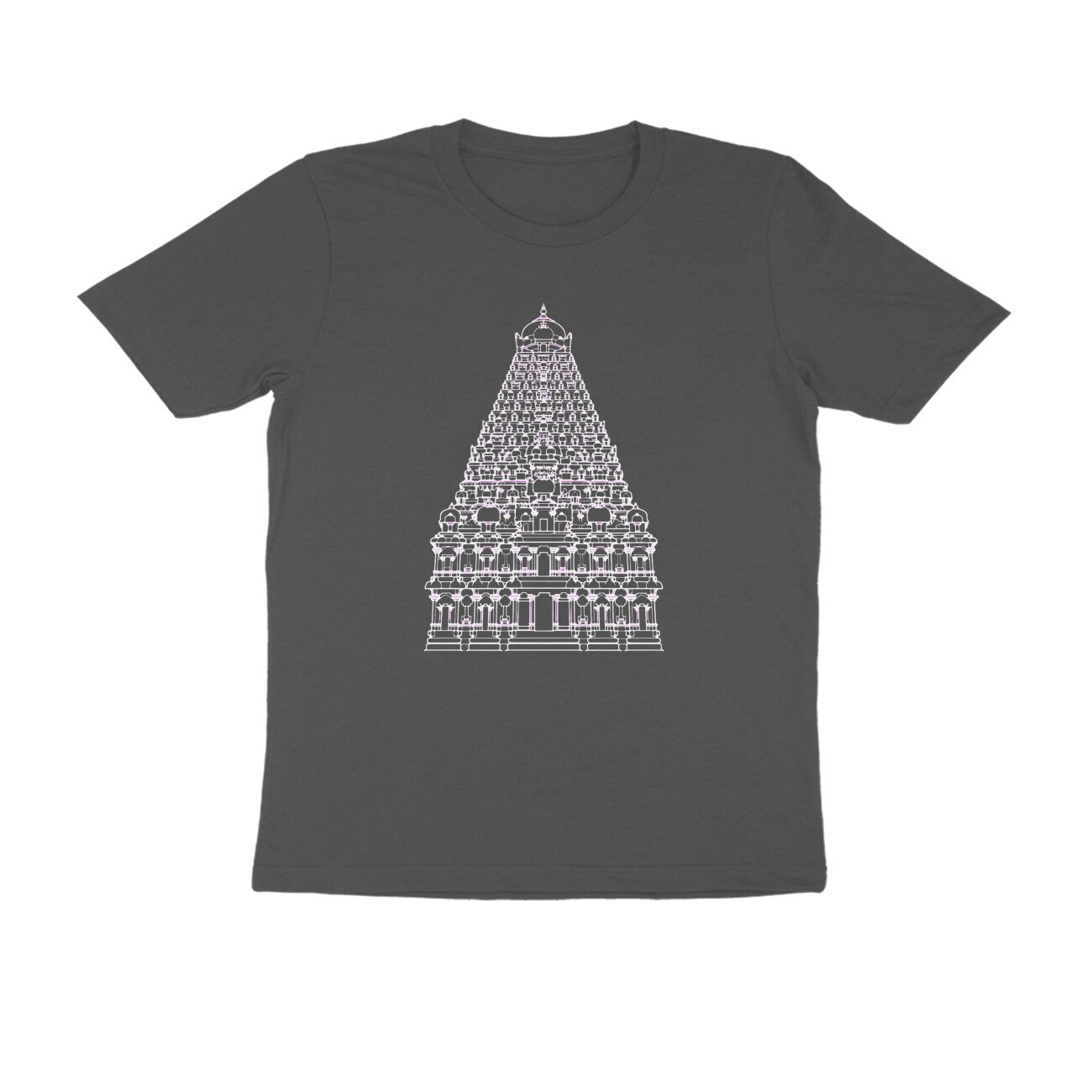 Brihadeeswarar Vimana T-Shirt | Thanjavur Temple Architecture | Chola Heritage Art - Image 11
