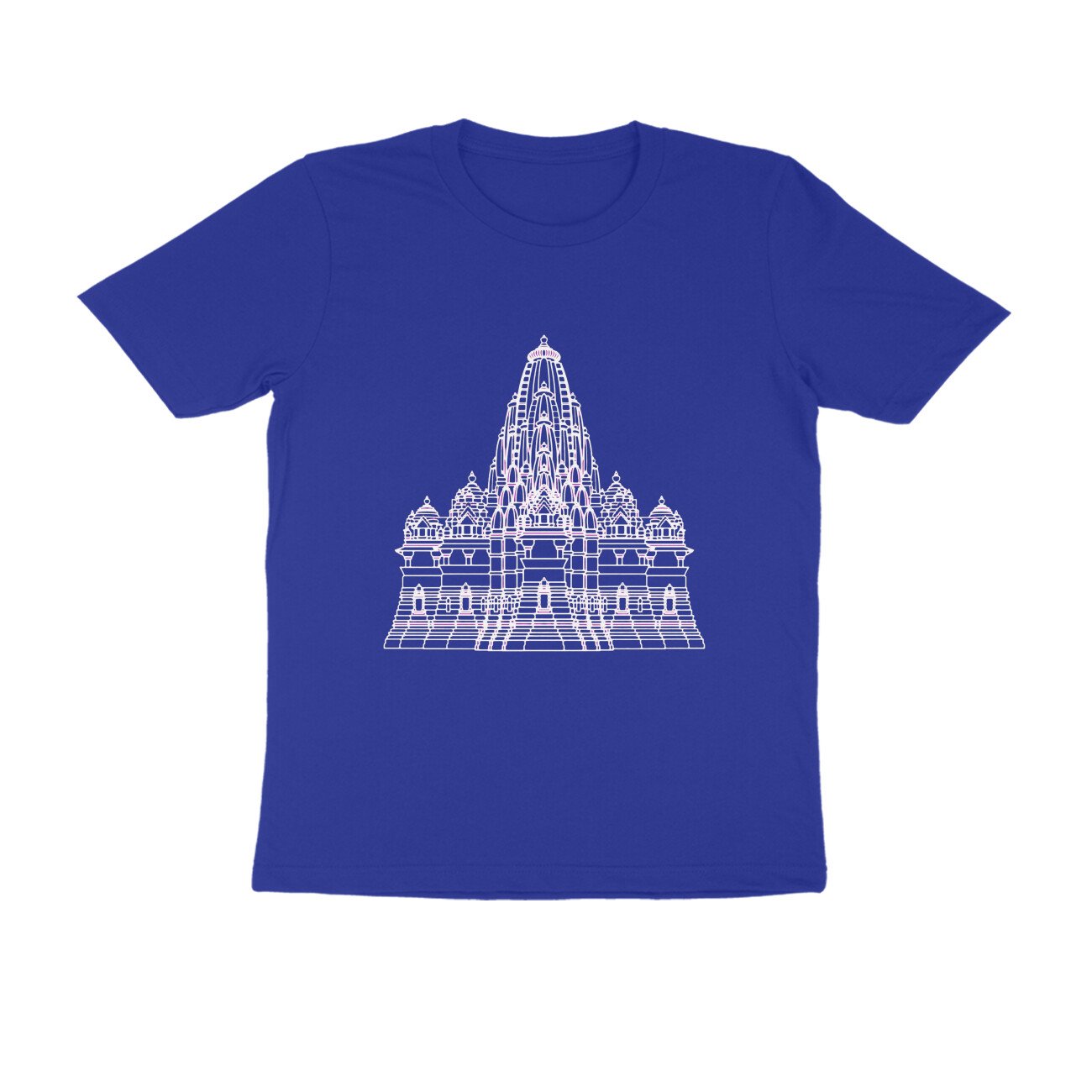 Khajuraho Temple Architecture T-Shirt | Chandela Heritage | Indian Temple Sculpture & Art - Image 2