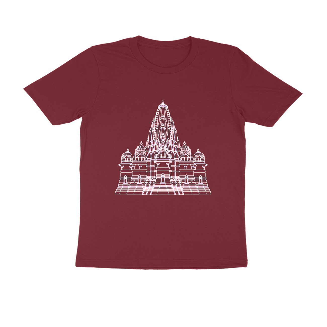 Khajuraho Temple Architecture T-Shirt | Chandela Heritage | Indian Temple Sculpture & Art - Image 8