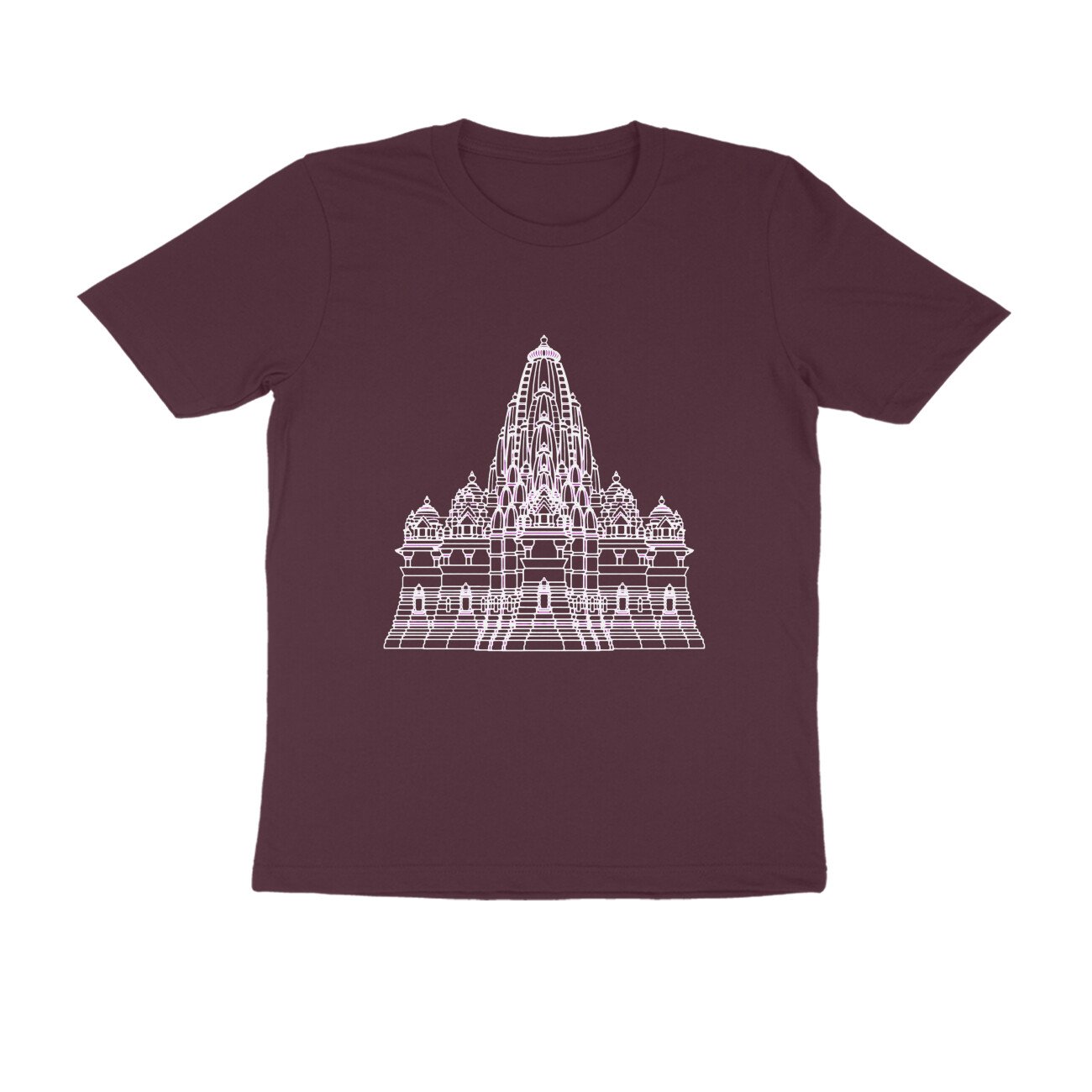 Khajuraho Temple Architecture T-Shirt | Chandela Heritage | Indian Temple Sculpture & Art - Image 9