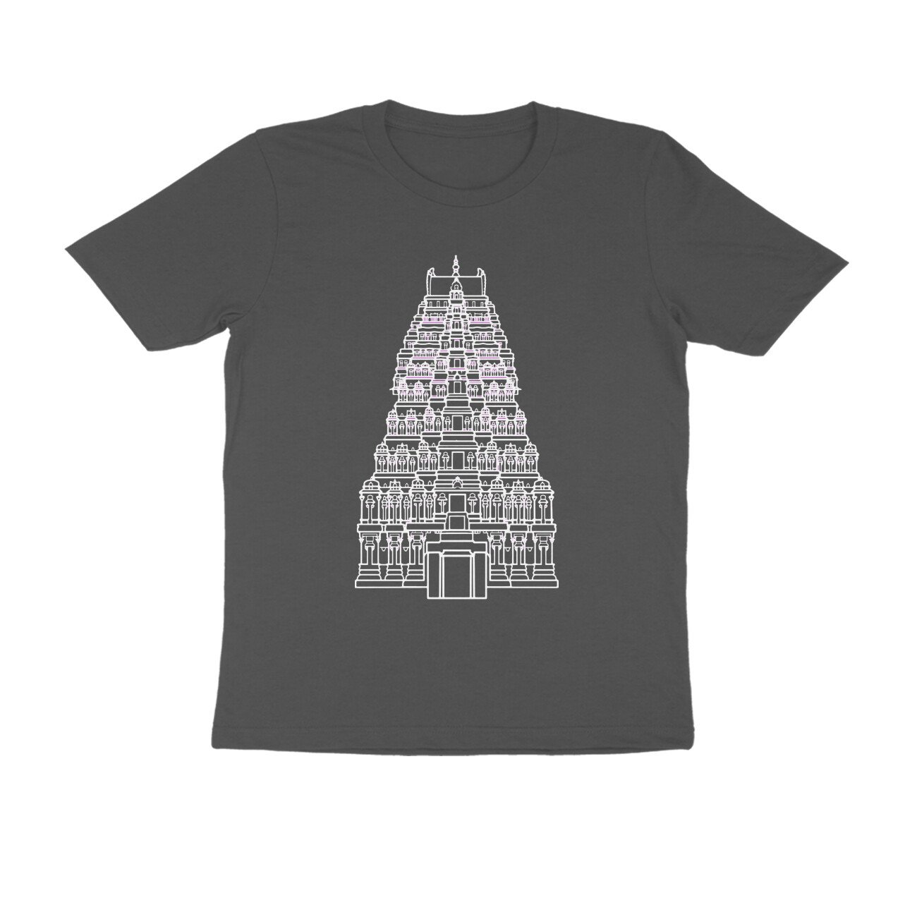 Virupaksha Temple T-Shirt | Hampi Karnataka | Vijayanagara Heritage & Temple Architecture - Image 4